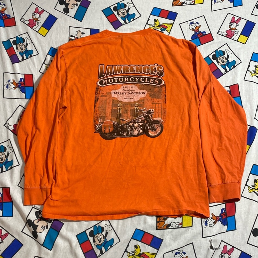 Long Sleeve Harley Davidson Pocket Tee